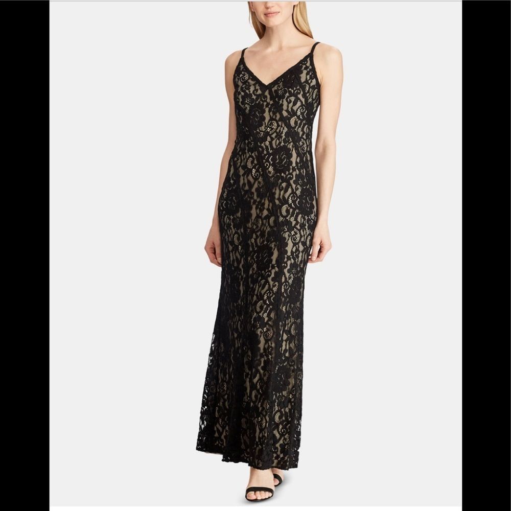 Ralph Lauren Lace Gown